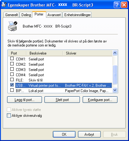1. Utskrift Funksjonene i BR-Script 3 (PostScript 3 emulering) skriverkompatibel driver 1 BR-Script3 (PostScript 3 emulering) skriverdriveren støtter Windows 98/98SE/Me/2000 Professional/XP og