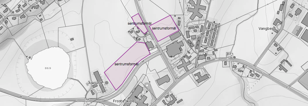 I sentrum er det fremdeles ledige arealer til næring, og vi mener dette sannsynligvis er i overkant av hva som vil være nødvendig arealbehov for kommuneplanens periode.