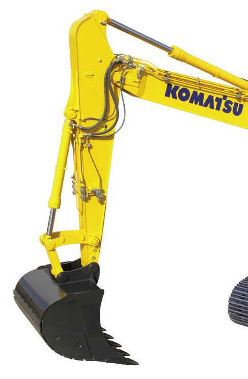 Ved første øyekast Komatsus nyeste generasjon av gravemaskiner er bygd på motorplattformen rundt EU Steg IIIB, og fortsetter en lang tradisjon med kvalitet og total kundeoppfølging, med forsterket