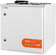 AGGREGAT OG TILBEHØR CASA R5 SMART Aggregat med roterende gjenvinnere for montering i overskapsraden over stekeplaten eller på vegg i vaskeroet, grovkjøkkenet eller lignende.