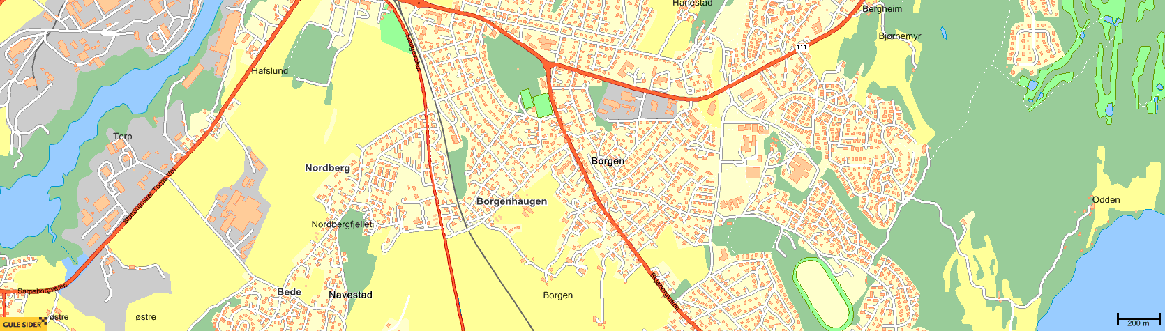 UB-2 UB-3 Navestadveien I/L-12 I/L-15 UB-4 UB-5 I/L-13 I/L-14 Torp Kampenes Jernbane Jernbane Jernbane Fjernvarme Sarpsborg Øst Fjernvarmesentral