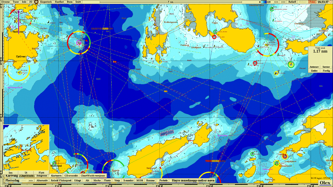 omkringliggende lokaliteter. Kartdatum: EUREF89/WGS84. Figur 2.