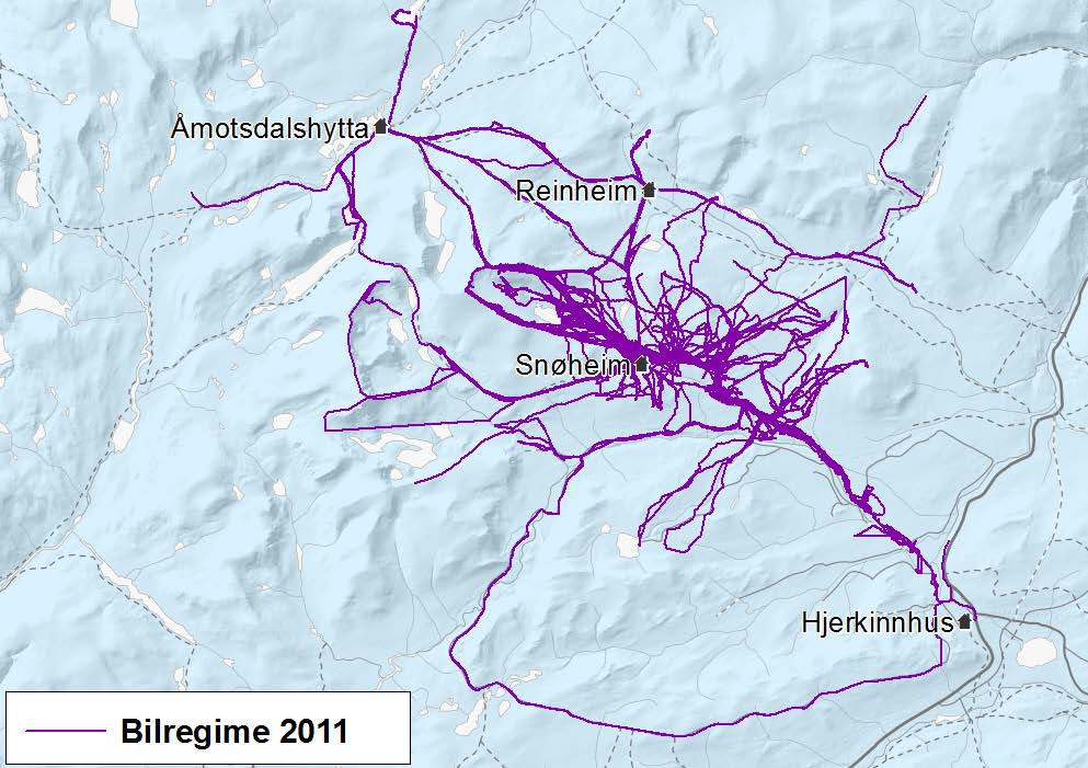 med utgangspunkt i Snøheimvegen i 2010