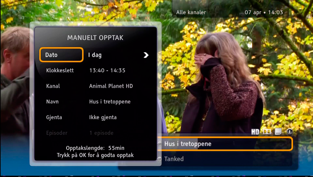 Canal Digital GO 7 Med Canal Digital GO kan du leie film og se favorittprogrammene dine når det passer deg. Du trenger Internett-tilgang for å kunne bruke tjenesten.