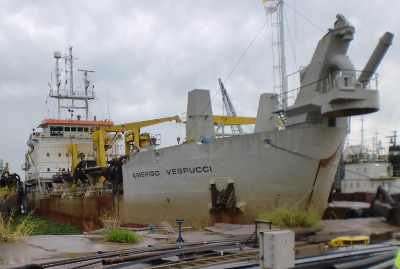 Figur 5: Jan de Nuls mudringsfartøy «Amerigo Vespucci» (foto: Jens Laugesen).