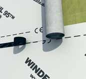 DAFA WindFoil 95 TM - er en sterk, -lags diffusjonsåpen duk som brukes som vindsperre i en