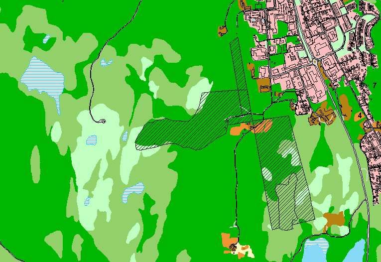 Arealstørrelse, herunder dyrkbar jord/skog Arealet er ca 224 daa og består av skog med både meget høg, høg og lav bonitet.