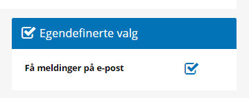 svare på disse via egne lenker i e-posten uten å måde logge på