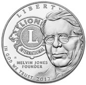 For hver mynt som selges, går 10 USD til Lions Clubs International Foundation (opp til 4 millioner USD) for å forbedre livene til enda flere