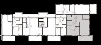 4roms 117,5 m² BRA Stor, vestvendt balkong Stue med åpen kjøkkenløsning og