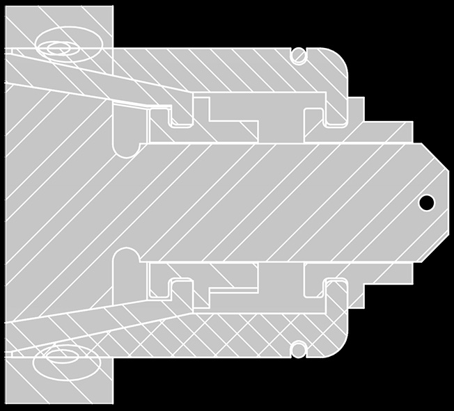 expand and create a wedge-force between pin and support, and thus prevent