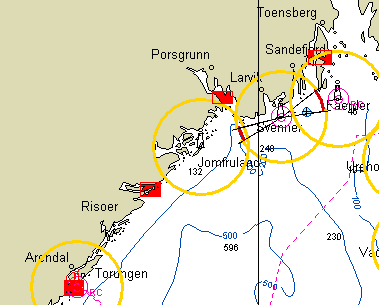 Materiale og metode Figur 1: Oversiktskart over Skagerrakkysten som viser