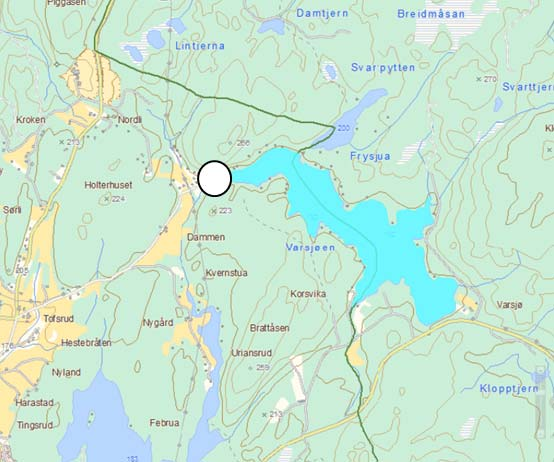 Varsjøen Kart: http://vann nett.nve.