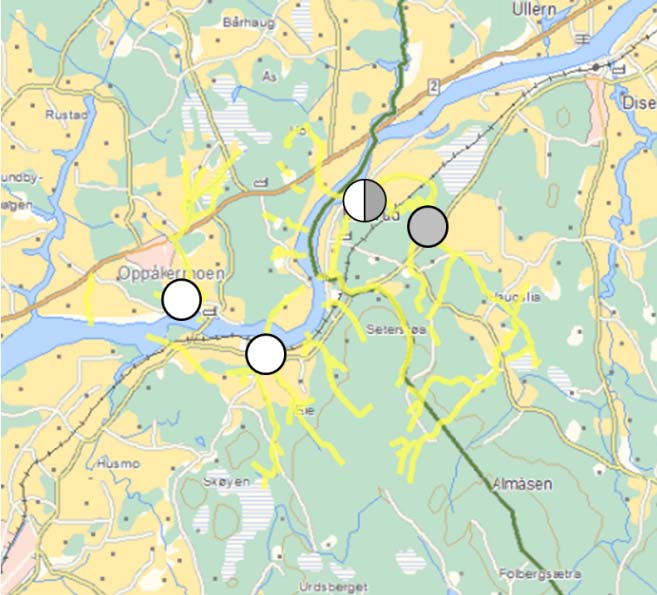 Tilløpsvassdrag Glomma (Maarud Funnefoss) Kart: http://vann nett.nve.