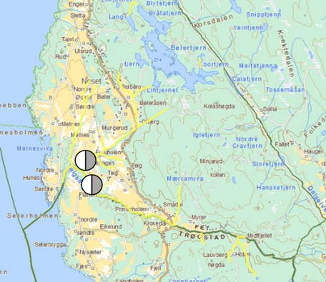 Melnesåa Kart: http://vann nett.nve.