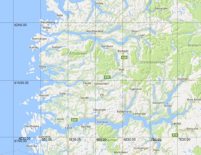 117 Figur 4: Kartillustrasjon med rød markering av 5 30 Ø.