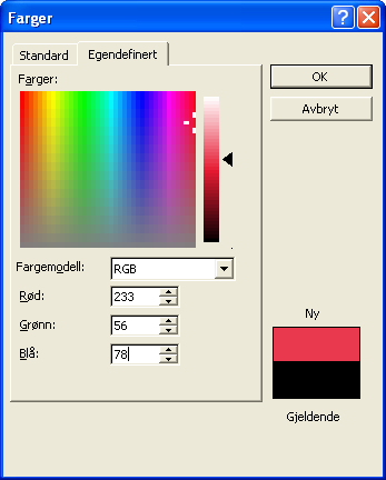 Fargar på skjerm RGB står for fargane raud, grøn og blå. Det er desse fargane vert vist som punktgrafikk på ein fargeskjerm.