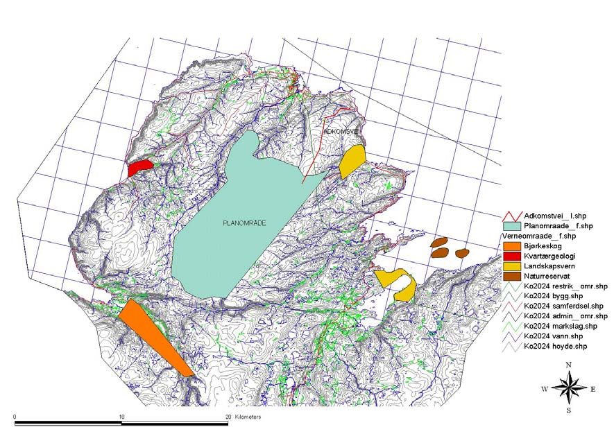 68 Områdets verdi Middels Finnmark er det fylket som har størst areal av inngrepsfrie områder.