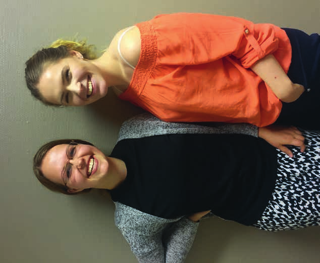 NYE UNG ARBEIDERE Synne Marie Langstøyl Ulstein (20) og Miriam Johanna Nordbø (26) er nye ungarbeidere i regionen. Regionutsyn har tatt en prat om den første tiden i NLM Nordvest.