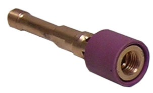 Kapittel 6 pt-36-plasmabrenner 5. Hvis elektrodeholderen ikke kommer ut i 3. trinn, fjern elektrodeholderen fra brennerhuset ved bruk av elektrodeholderfjerningsverktøyet.