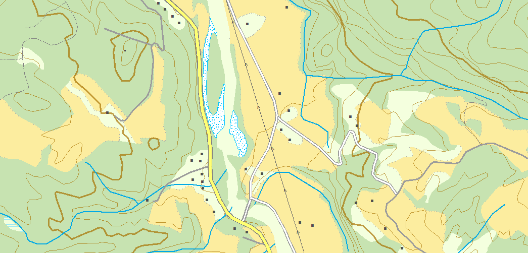 Brennberget N (Verdal, Nord-Trøndelag) Areal 304 daa, verdi 5 77 mmerdalen Saukinn