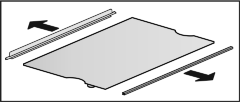 5 Hyller Flytte eller fjerne hyllene Uttrekkssikringer hindrer at hyllene kan trekkes ut ved et uhell. Fig. 14 Driftstiden kan stilles inn i fire trinn.