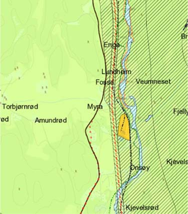 hensynssoner for natur-/ kulturmiljø og friluftsliv.