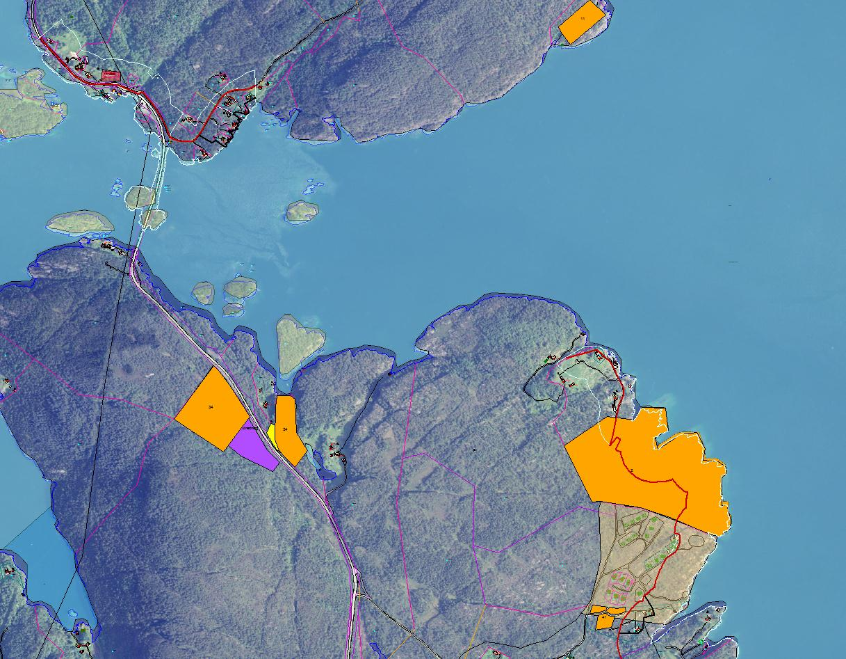 Vedlegg 2, del II Sundvor Lygrepollen Hytte 11 Hytte 15 Næring 23 Hytte 34, Bustad 76 Hytte 2 Friluftsområde(badeplass) 17 Hytte 41 Hytte 15 vert ikkje vurdert nærare, innspelet gjeld ombygging til