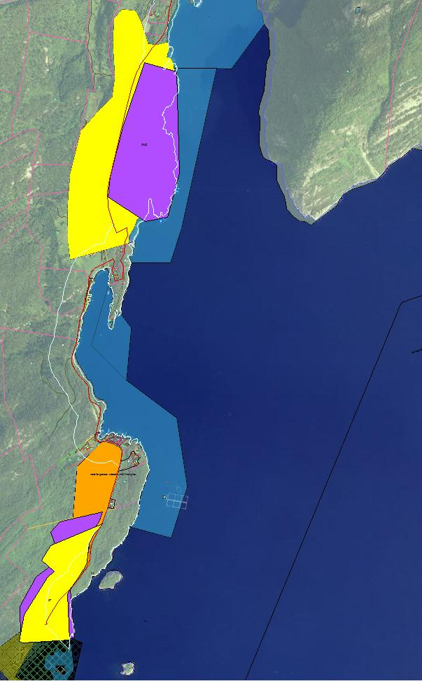 Strandvik- Håvik LNF med spreidd bustadbygging i eksisterande plan Næring 24(5) Nord for Strandvik sentrum er det kome inn forslag om to større næringsområde.