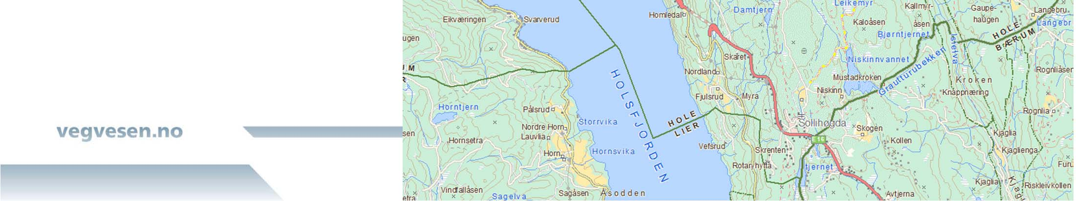 Ny omkjøringsveg: Benytter øvre del av fv. 155 ved Sønsterud/Bråtan Bygger ny forbindelse fra fv.