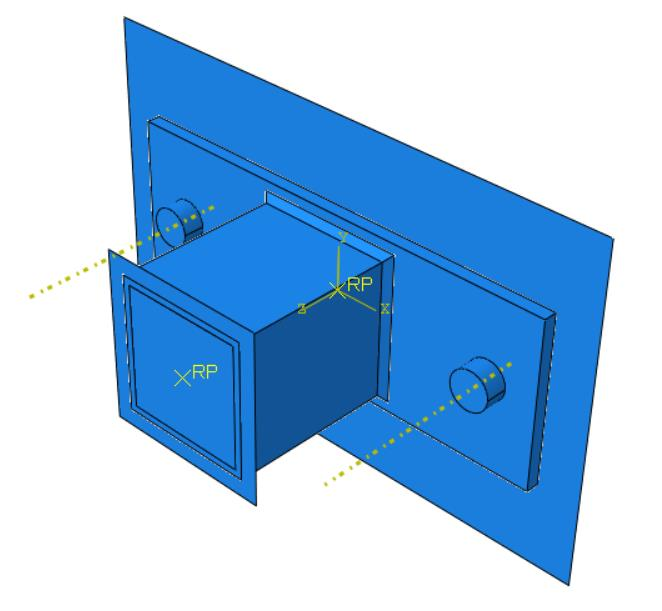 NTNU Masteroppgave 5 5.4. Geometri 3 Figur 58: Modellen med geometri 3.