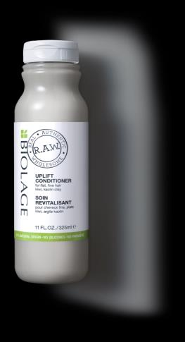 For fint og tynt hår BIOLAGE R.A.W U P L I F T Biolage R.A.W Uplift er en serie for fint, tynt og livløst hår.