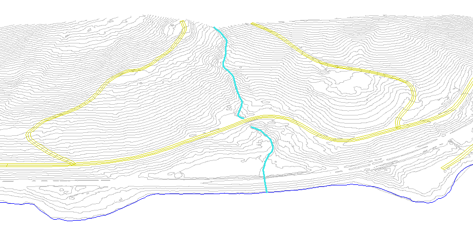 Generering av høydekurver fra laserdata og fotogrammetri Selv om kurvene er forenklet inneholder de forenklede linjene skarpe kanter som skal fjernes for å tilfredsstille kravene til visuell kvalitet.