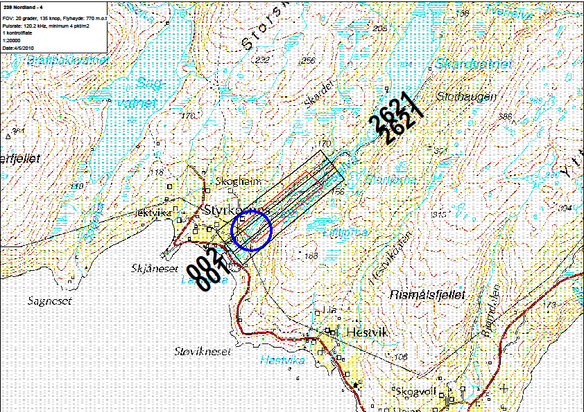 6 Kartutsnitt Nordland