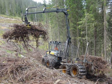 Hogstavfall Hogst av 1 m 3 stammevirke muliggjør ivaretakelse av 0,63 m 3 hogstavfall GROT, nylig dødt virke, småtrær og virke uegnet for andre sortiment 70% teoretisk uttak Potensial