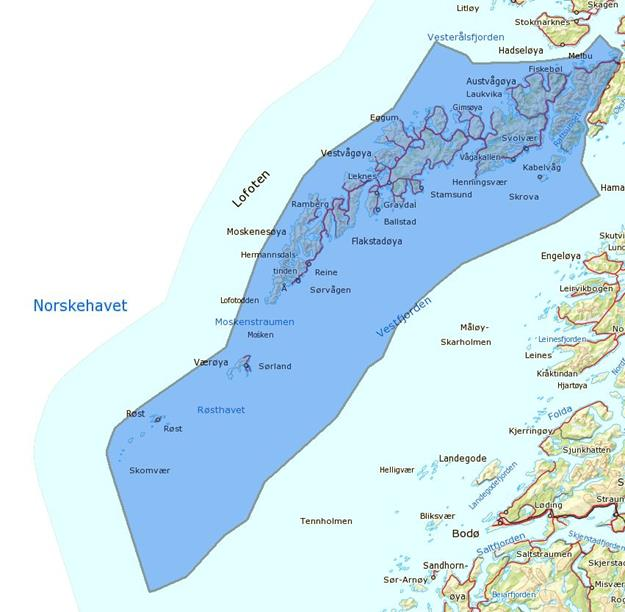 Vannområde Lofoten Røst, Værøy, Moskenes, Flakstad, Vestvågøy, Vågan, Hadsel 278 vannforekomster Påvirkninger fra VA sektoren: Elver 145