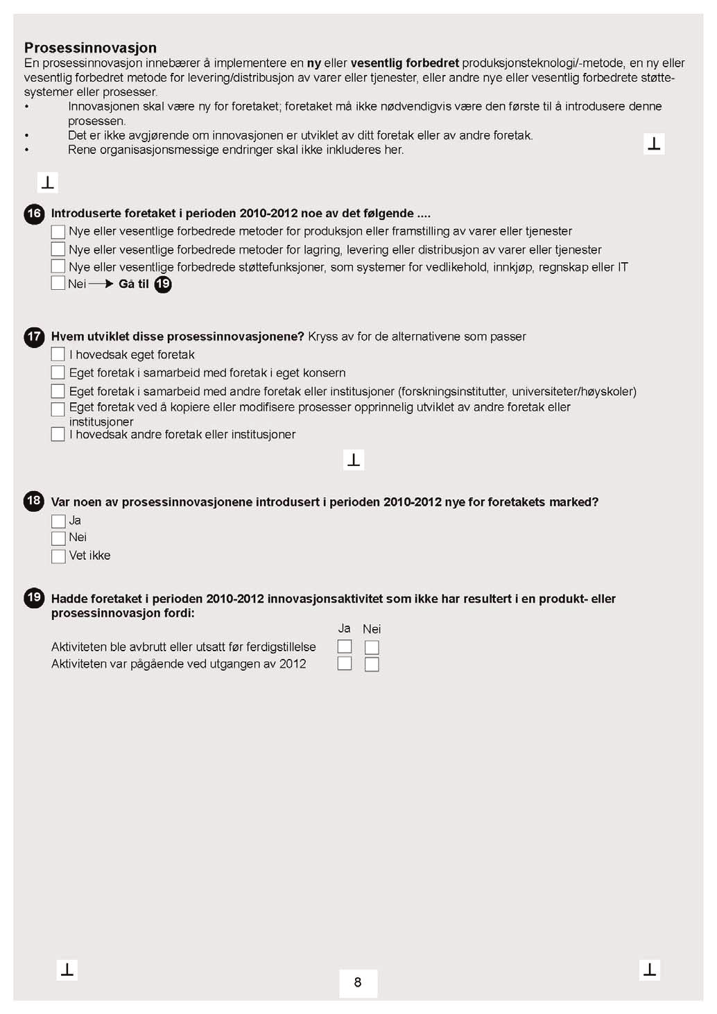 Innovasjon i norsk næringsliv 2010-2012