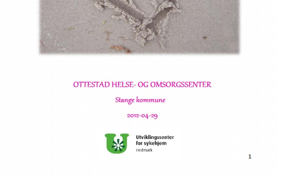 palliasjon Ottestad sykehjem,