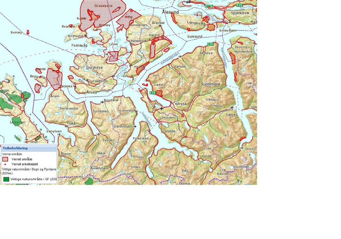 Natur, kultur og rekreasjon Søraust i planområdet ligg Jostedalsbreen nasjonalpark. Sørvest er det to større landskapsvernområde; Ålfotbreen og Naustdal Gjengedal.