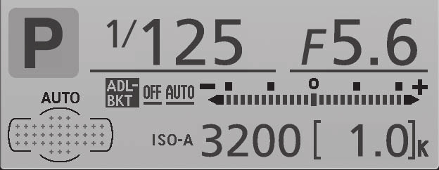 ..164 Indikator for blitskompensasjon for eksterne blitser...208 7 Utløserfunksjon... 29 8 Indikator for pipesignal...161 9 Batteriindikator... 20 10 Hjelp-ikon.