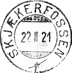 Brevhuset STEINSGROPA ble lagt ned fra 01.04.1963. Stempel nr.