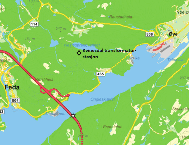 Tilleggssøknad 300/420 kv-ledninger Tonstad (Ersmyra)-Feda