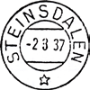 1-1 reparert STENSDALEN Innsendt 07.04.1915 Registrert brukt 21 II 10 VG Stempel nr.