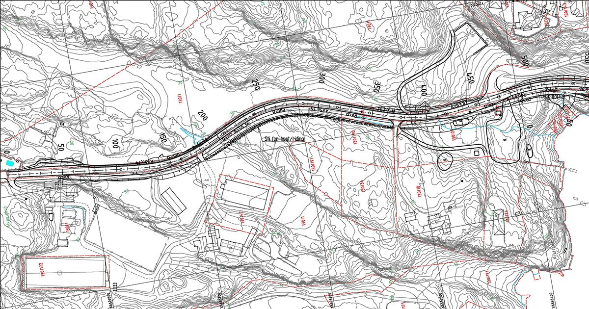 Lokalisering og avgrensning av utvidelse av Fv. 197 og ny gs-vei fra Valsmogbukten til Alvøen gård.