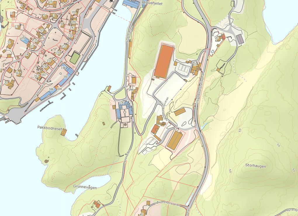 5.2 Terrestrisk naturmiljø i 5 soner Naturstatus og naturverdier Vi har delt planområdet inn i 5 soner, jfr. Fig. 13.