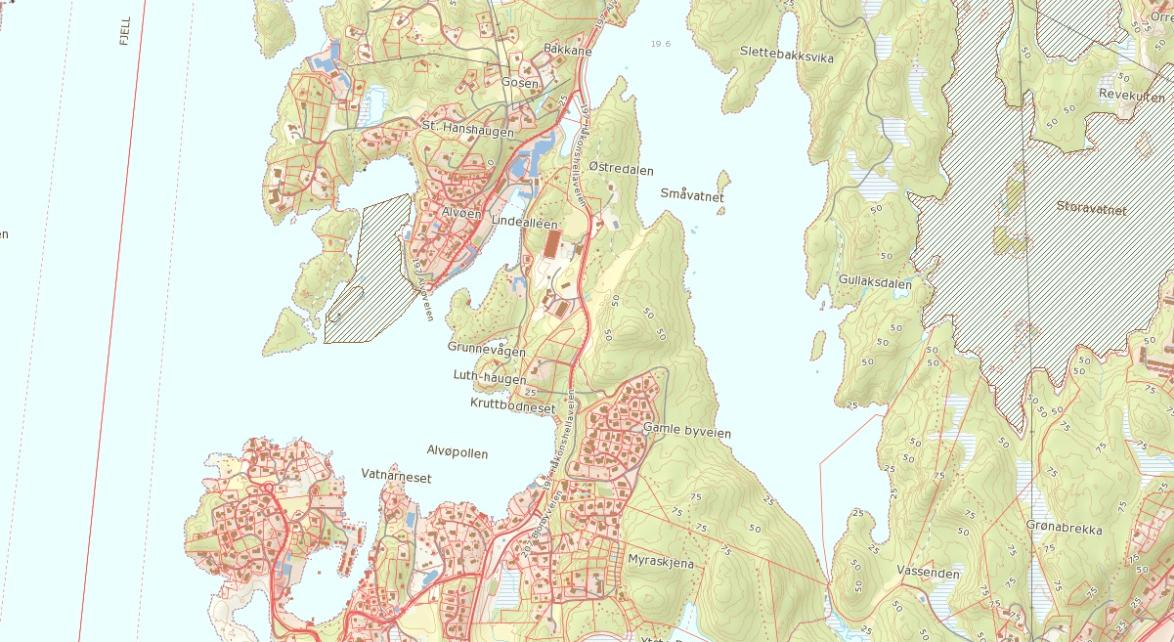 naturtyper/områder fra tidlige naturfaglige undersøkelser (pr. nov. 2013).