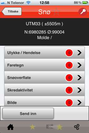 registrering av