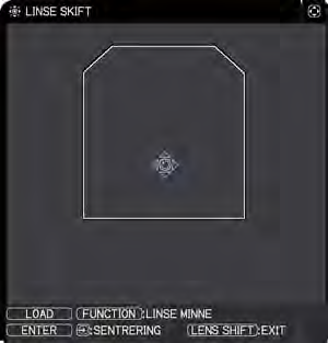 Justering av linsen Justere zoom og fokus på en av følgende knapper: ZOOM, ZOOM -, ZOOM +, FOCUS + eller FOCUS -. Bruk ZOOM + / - 1. eller ZOOM Bruk knappene FOCUS + / - for å fokusere bildet. 2.