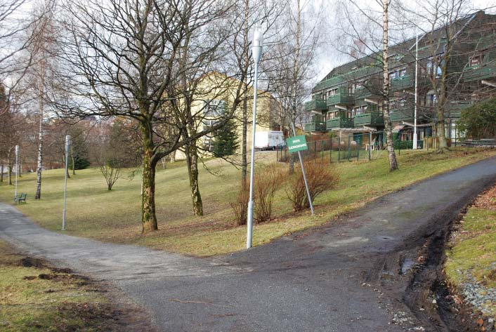 parken rundt Tveitevannet.