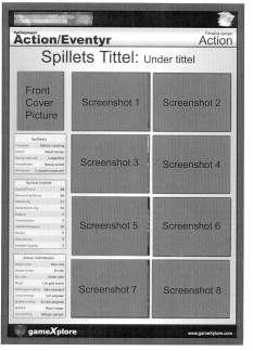 27 Produkt: Produktinformasjonsark for data- og tv-spill Klasse: 19-08 Innehaver: Game Index Statistics & Analysis AS,